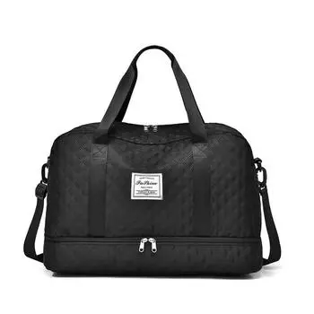 Дорожная сумка-даффл большой вместимости с отделением для сухих и мокрых вещей, водонепроницаемая, легкая, спортивная сумка для мужчин и женщин 1pcs