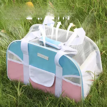 Дорожная сумка для домашних животных, дышащая сумка-переноска для походов, котят, щенков, котят