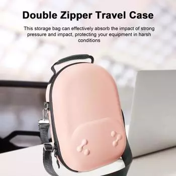 Дорожная сумка для хранения гарнитуры VR, защитный чехол, ударопрочный, устойчивый к ударам, застежка-молния, устойчивый к падениям чехол для хранения Meta Quest 3S чёрный