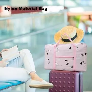 Дорожная сумка для хранения вещей с застежкой-молнией, большая вместимость, водонепроницаемая, многофункциональная, с усиленной ручкой