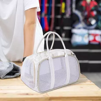 Дорожная сумка для котят, переносная сумка для домашних животных, сумка для использования на открытом воздухе с подушкой, переноска для кошек, маленькая 45x30x30cm