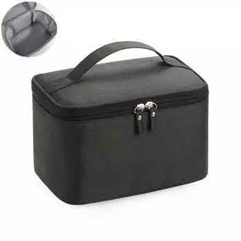 Дорожная сумка для мытья на открытом воздухе, дорожная ткань Оксфорд, водонепроницаемая косметичка большой емкости чёрный