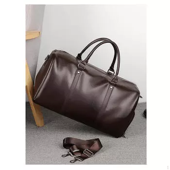 Дорожная сумка для походов в спортзал и мероприятий на выходных коричневый