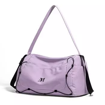 Дорожная сумка для пригородных поездок, сумка для фитнеса, спортивная сумка для тренировок большой емкости, багажная сумка с разделителями, сумки для обуви фиолетовый