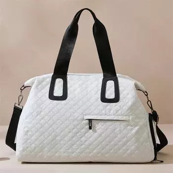 Дорожная сумка на короткие расстояния Большая вместительная сумка для фитнеса Женская сумка-тоут для пригородных поездок Портативная сумка через плечо Разделительная сумка для обуви Сумки для сухого и влажного разделения