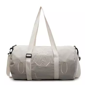 Дорожная сумка на короткие расстояния, легкая сумка через плечо, большая вместимость, спортивная сумка для фитнеса, дорожная сумка для багажа белый