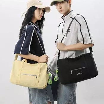 Дорожная сумка на короткие расстояния, женская сумка на плечо, мужская большая вместительная сумка для пригородного спортзала, сумка для йоги, сумка для багажа, сумка для хранения чёрный