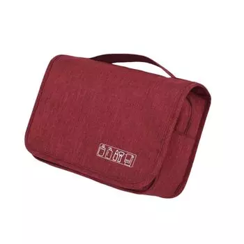 Дорожная сумка Подвесная косметичка Контейнер для средств по уходу за кожей Дорожная сумка Сумка для хранения Аксессуары Товары для путешествий Деловая поездка (красный)