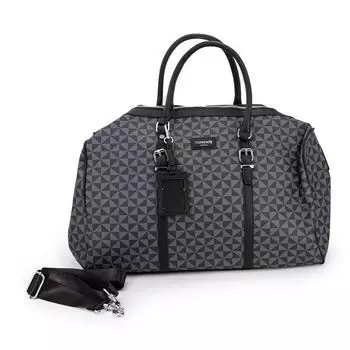 Дорожная сумка смешанного рисунка TORRENTE Grand чёрный