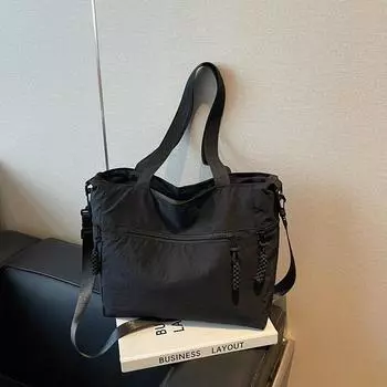 Дорожная сумка Сумка для ручной клади Большая вместительная спортивная и фитнес-сумка Сумка для хранения чёрный