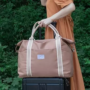 Дорожная сумка женская большая вместимость легкая дорожная сумка сумка для хранения фитнес-сумка дорожная сумка чёрный