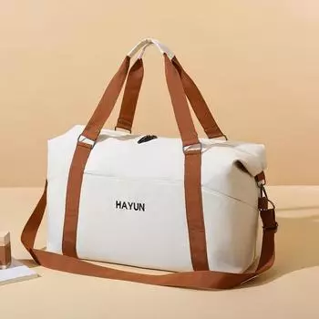 Дорожная сумка Женская сумка для хранения Сумка большой емкости Отдельная спортивная сумка для сухой и влажной уборки серый