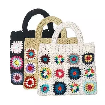 Дорожная сумочка в национальном стиле ручной работы вязаная вышивка с цветами сумочка