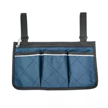 Дорожная Светоотражающая Полоса Прочная Сумка для Хранения Сумка-Подлокотник Боковая Сумка для Инвалидной Коляски Карманный Органайзер