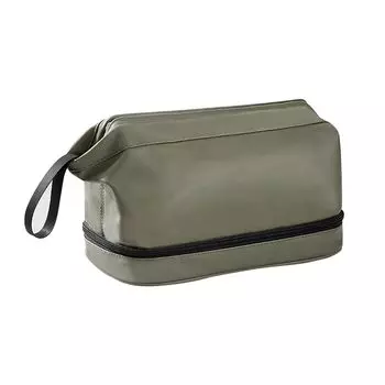 Дорожная туалетная комната для путешествий Большая ванна для чистки зубов Можно хранить отдельно Влажная и сухая Косметичка из полиуретана Мешочек, Мешочек, Мешочек, Мужской, Вместимость,