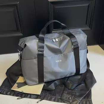 Дорожные сумки Мужская и женская ручная кладь Спортивные сумки для фитнеса большой вместимости Сумки для хранения На открытом воздухе чёрный