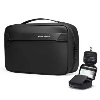 Дорожные туалетные принадлежности Сухие и влажные аксессуары для гаджетов Деловые товары повседневного спроса [МАРК РАЙДЕН] Чехол, Подвесной, Мужская сумка, Разделение, Чехол, Чехол, Дорожный, Хранение, чёрный