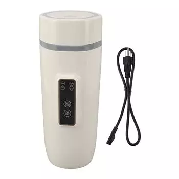 Дорожный электрический чайник, 300 Вт, 350 мл, нержавеющая сталь, 4 настройки, автоматическое отключение, защита от высыхания при кипячении и утечки EU Plug 220V