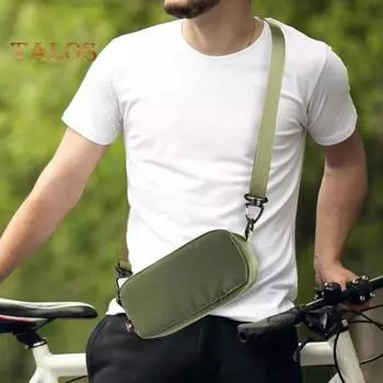 Дорожный чехол с регулируемым плечевым ремнем, ударопрочный, большой емкости, защитная сумка для динамика SoundLink Flex армия зеленый