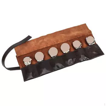 Дорожный футляр для часов, кожаный держатель Max, 6 слотов, витринный чехол для подарка отцу бойфренда