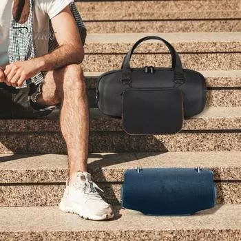 Дорожный футляр для хранения колонок с ручкой, застежкой-молнией, ударопрочный, ударопрочный чехол для переноски колонок JBL XTREME 4 оранжевый