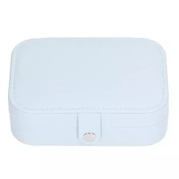 Дорожный футляр для ювелирных изделий, большая вместимость, прочная кожаная, простой стиль, многофункциональная дорожная шкатулка для ювелирных изделий