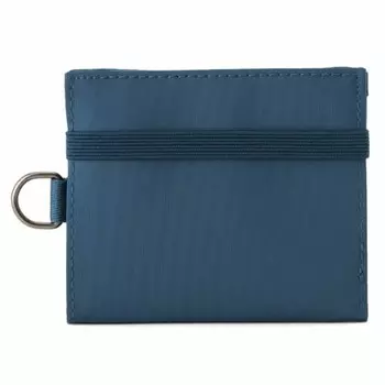 Дорожный кошелек MUJI из полиэстера, синий, прибл.. 11 х 9,5 см 02547790