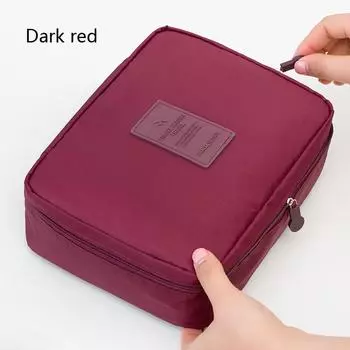 Дорожный косметический чехол для туалетных принадлежностей, органайзер для хранения, подвесная сумка, сумка для мытья 7 розовый