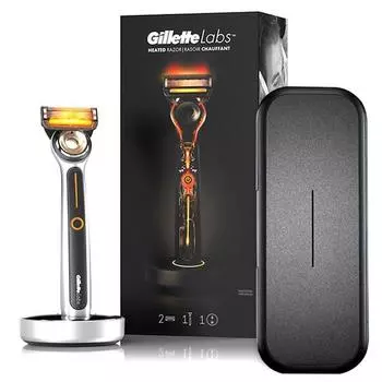 Дорожный набор для лазерной бритвы с подогревом Gillette Labs, 1 комплект