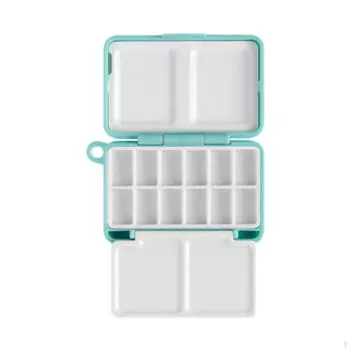 Дорожный набор для начинающих, позволяющий рисовать акриловыми и масляными красками синий