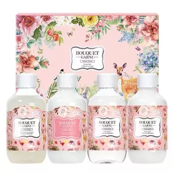 Дорожный набор для тела и волос Bouquet Garni из 4 предметов с ароматом белого мускуса, 1 комплект