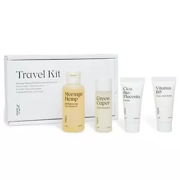 Дорожный набор Natural Derma Project, набор из 4 предметов, 1 комплект
