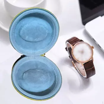 Дорожный одиночный чехол для часов, держатель для сумки в форме пончика, аксессуары, мягкая внутренняя многофункциональная молния