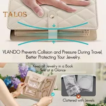 Дорожный органайзер для хранения ювелирных изделий, водонепроницаемая сумка большой емкости, многоцелевая книга для хранения ювелирных изделий с регулируемыми кольцами армия зеленый