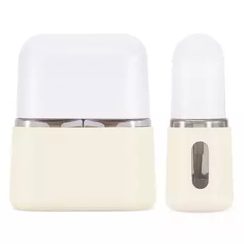 Дорожный раздельный розлив Комбинированный костюм Портативный распылитель для бутылок Пресс для мытья бутылок Косметика Комбинированный раздельный розлив One Size бежевый