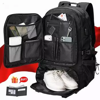Дорожный рюкзак большой емкости водонепроницаемый USB расширяемая сумка 17.3 сумка для ноутбука мужские уличные спортивные рюкзаки Mochila
