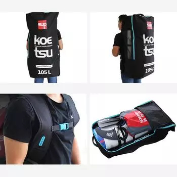 Дорожный рюкзак для надувной доски для серфинга SUP, сумка для переноски на плече 80L