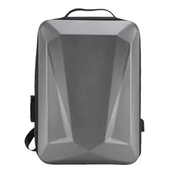 Дорожный рюкзак с жесткой оболочкой, водонепроницаемый, с разделением на мокрую и сухую ткань, мягкий рюкзак для ноутбука с USB-портом серебряный серый