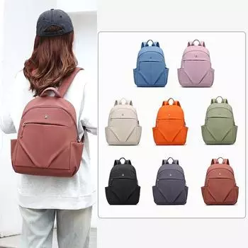 Дорожный рюкзак, женская легкая нейлоновая сумка бежевый