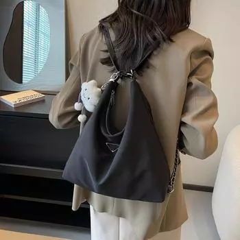 Дорожный рюкзак женский 2024 новый модный модный рюкзак через плечо большой емкости многоцелевой косой рюкзак-тоут