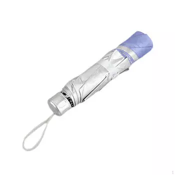 Дорожный зонт складной сверхлегкий непромокаемый солнцезащитный зонт от дождя компактный для лета