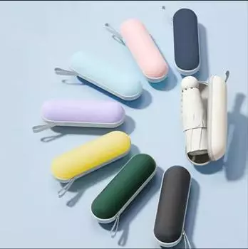 Дорожный зонтКомпактный легкий портативный автоматический сильный водонепроницаемый складной зонт с 6 ребрами усиленный автоматический открытый закрытый