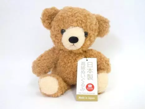 Doshin Original Made in Japan Bear Fluffy S плюшевая игрушка высота 21 см коричневый