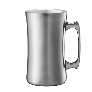 Doshisha Drinkable Mega Mug Silver 1.0L серебряный