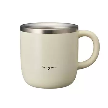 Doshisha Кружка Shirayu Senka Кружка 11,8 жидких унций (320 мл), Слоновая кость ONZONE