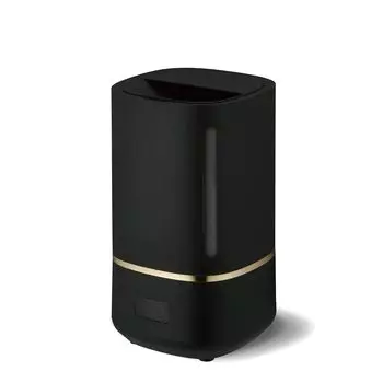 Doshisha ultrasonic antibacterial humidification capacity 200ml to 3 tatami wooden tatami prefabricated Western tank capacity with aroma black mistone