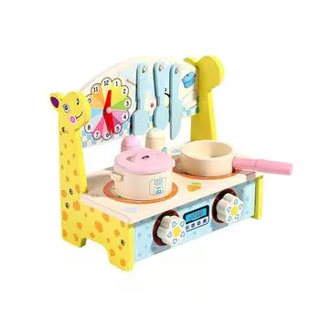 Дошкольное образование Детское моделирование Бытовая утварь Многофункциональная маленькая кухня Приготовление пищи One Size