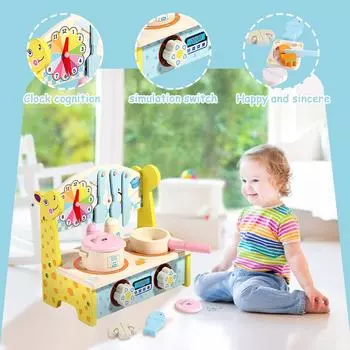 Дошкольное образование, Детское моделирование, Домашняя утварь, Многофункциональная маленькая кухня, Приготовление пищи One Size