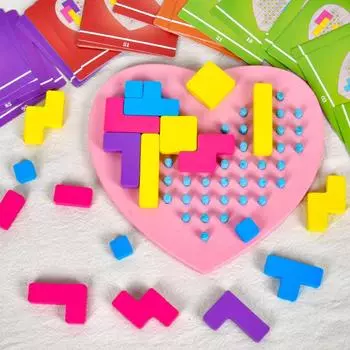 Дошкольное образование Изменяемый квадратный строительный блок Тренировка логического мышления Головоломка Головоломка Игрушки-головоломки