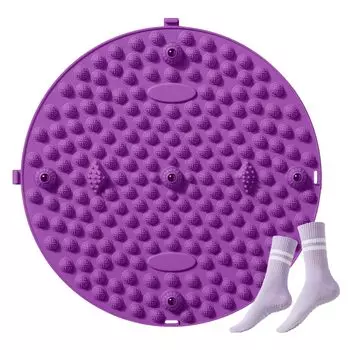 Доска для акупрессуры на точечные точки стопы Давление на точечные точки стопы Давление на точечные точки стопы Эргономичная акупрессура Акупрессура для стопы Home Comes фиолетовый